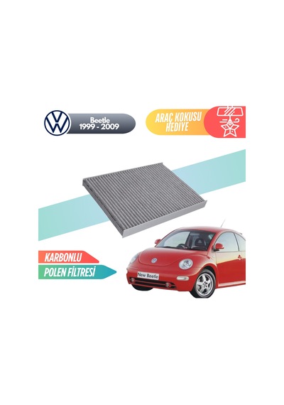 Vw Volkswagen Beetle New Beetle Karbonlu Polen Filtresi 1999-2009 Model
