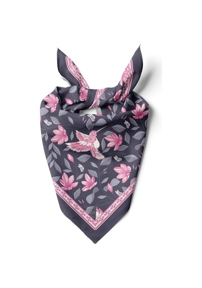 Fly Bird Desen Bandana/fular Çok Renkli