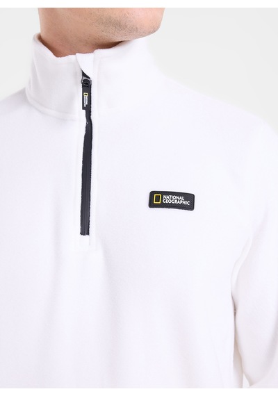National Geographic Ekru Erkek Polar Sweatshırt N6wm-swt4050