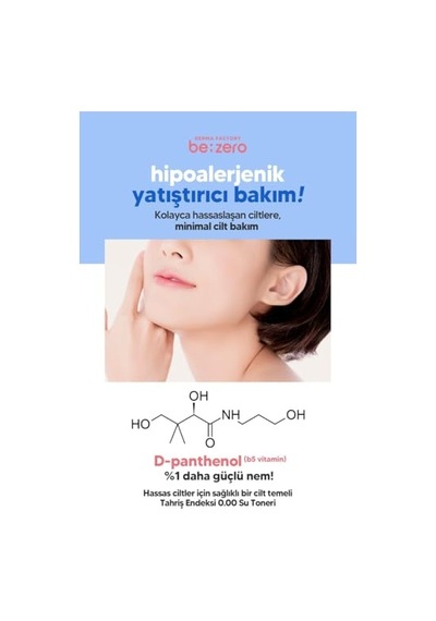 Hassas Ciltler Için Tonik Be Zero Mild Toner 250ml