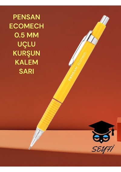 Ecomech 0.5 Mm Uçlu Kurşun Kalem Versatil Kalem Sarı