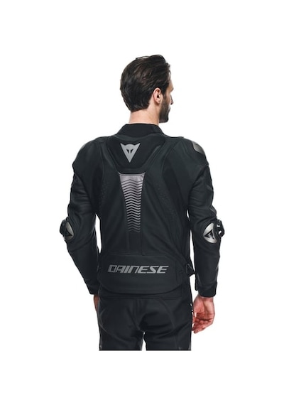 Dainese Super Speed 4 Black Matt Charcoal Gray Deri Mont