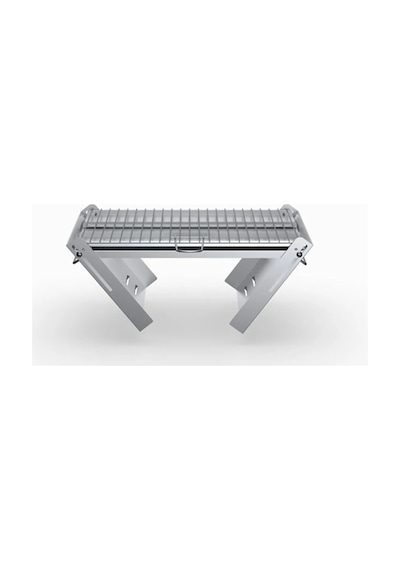 Mangal Katlanabilir Galvaniz Çantalı 0.60mm Kalın Gümüş