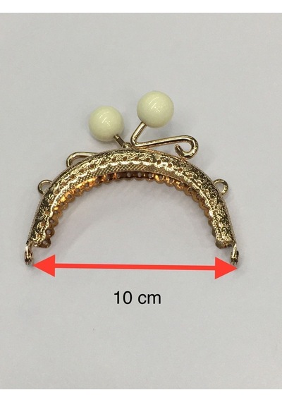 Karantuhafiye Çanta Ve Cüzdan Klipsi 10 Cm Incili Model Gold Krem İnci Gold Krem İnci Çok Renkli