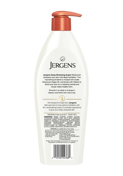 Jergens Argan Yağlı Onarıcı Vücut Losyonu 496ml