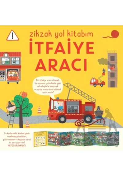Zikzak Yol Kitabım - İtfaiye Aracı İndigo Çocuk