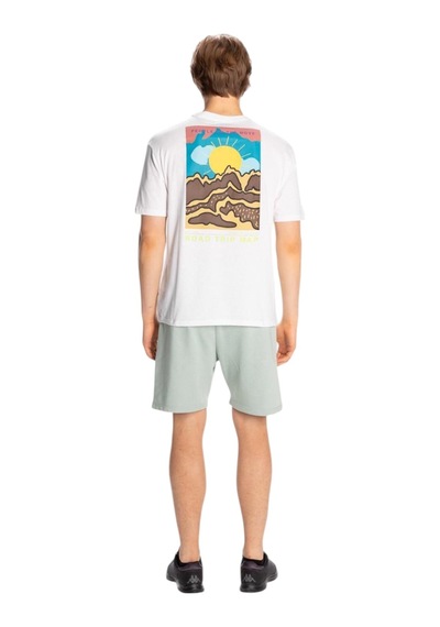 Kappa Erkek Frotis Regular Fit Tişört Beyaz