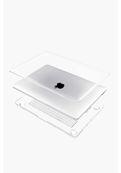 Apple Uyumlu MacBook Pro 13" 2020 M1 Çip A2338 Şeffaf Kılıf Koruyucu Kapak
