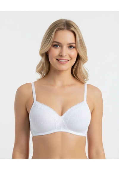 Bonbon Kadın Balensiz Jakarlı Soft Bra Sütyen Bb2103 Siyah