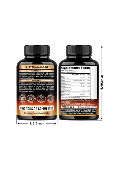 D3 10,000 Iu & K2 120 Mcg With Magnesium, Zinc & Vitamins 120 Capsules