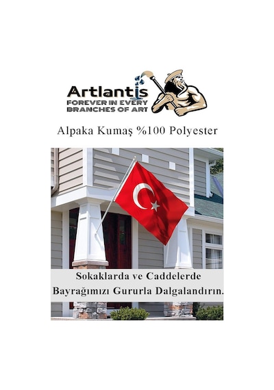 Bayrak 30x45 Cm Türk Bayrağı Kumaş 1 Adet Alpaka Kumaş Bez Bayrak Kaliteli Türk Bayrağı Kırmızı Beyaz Bayrak 30 X 45 Cm