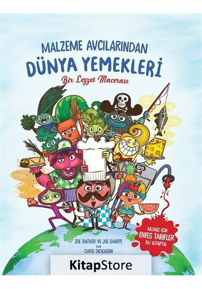 Kitapstore Malzeme Avcılarından Dünya Yemekleri / Joe Sharpe