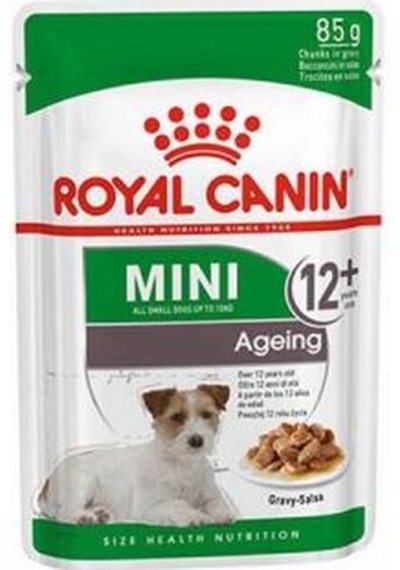 Mini Ageing 12+ Pouch Yaşlı Köpek Konservesi 12 Adet 85 Gr