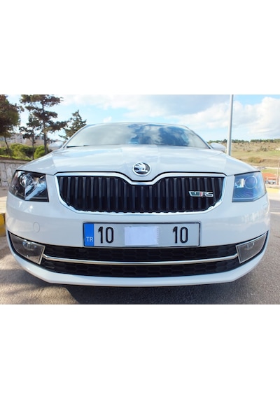 Skoda Octavia A7 Krom Sis Far Çerçevesi 3 Parça 2015 Sonrası