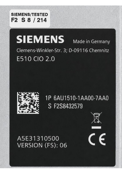 Siemens Cıo 1p 6au1510-1aa00-7aa0 E510 Cıo 2.0 Fs05 Endüstriyel İzleme Modülü