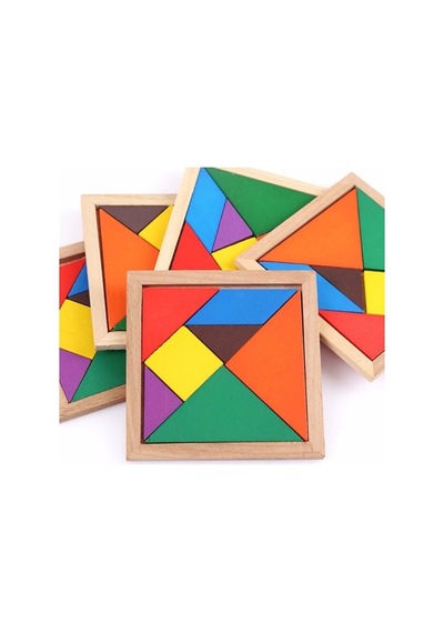 Tangram Ahşap Oyuncak 8 Parça