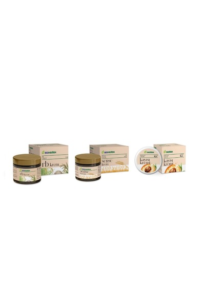 Biodestek Krem Seti -rb Krem 140g-sense Krem 140g-kayısı Krem 45g