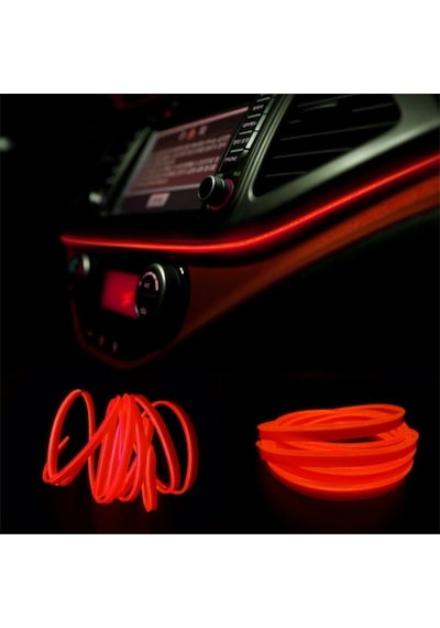 Carub Araç Içitorpido Ledi 12V Ip Neon Kırmızı 2Mt