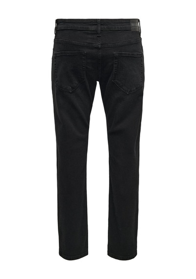 Only & Sons Slim Fit Jeans Onsweft Orta Bel Slim Fit Jeans Siyah