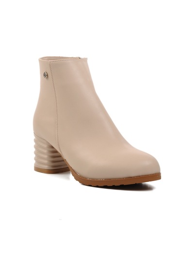 Pierre Cardin Pc-52524 Krem İçi Polarlı Kadın Topuklu Bot 001