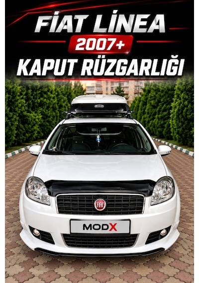 Fiat Linea 2007+ Araca Özel Kaput Rüzgarlığı 4mm