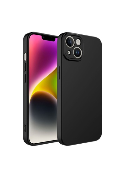 Apple Uyumlu iPhone 14 Kılıf Zore Kamera Korumalı Mara Lansman Kapak Siyah