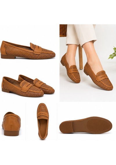 N Napa Shoe Np.22201.taba Deri Babet