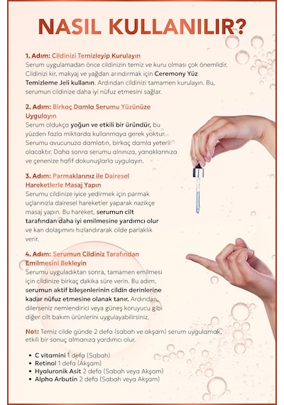 Ceremony Aydınlatıcı Vitamin C Serum 30 ML