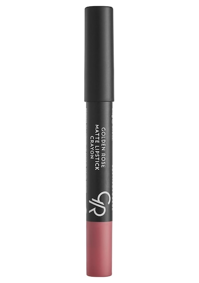 Matte Lipstick Crayon No: 12 - Besleyici Nemlendirici Mat Kalem Ruj Çok Renkli