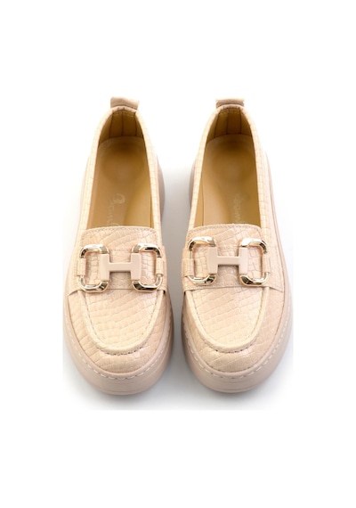 Bambi Nude Kadın Loafer Ayakkabı K01536194511 Nude