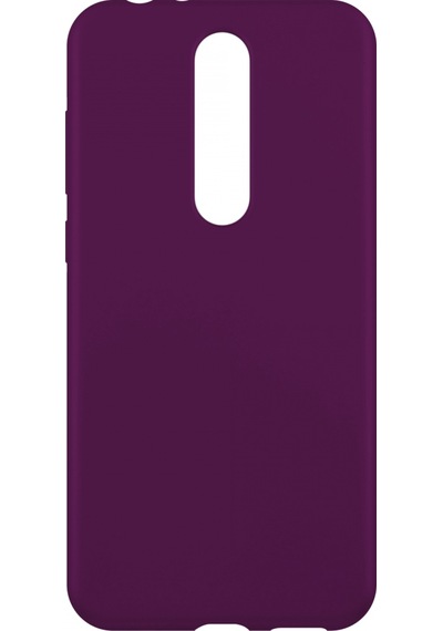 Nettech Nokia 5.1 Plus Uyumlu Suide Arka Koruma Kılıf - Bordo Bordo