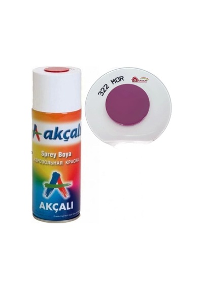 Akçalı Sprey Boya 400 Ml 322 Mor Diğer