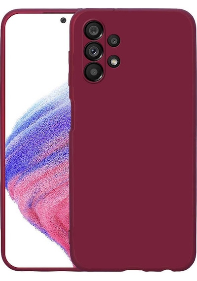 Noktaks - Samsung Galaxy Uyumlu A13 4g - Kılıf İçi Kadife Koruyucu Mara Lansman Kapak - Koyu Mor