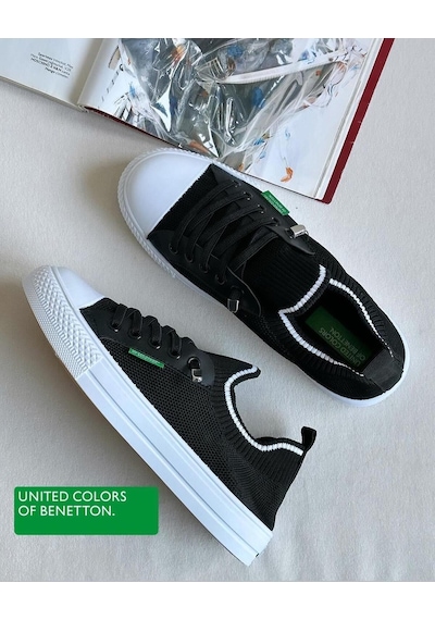 United Colors Of Benetton Benetton 10233 İthal Ortopedik Lastikli Sabit Bağcık Kadın Günlük Spor Ayakkabı 001