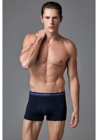 Eros Compact Ers 015 3 Lü Boxer Kutuda 3 Renk Gri Siyah Lacivert (445169823) Gri