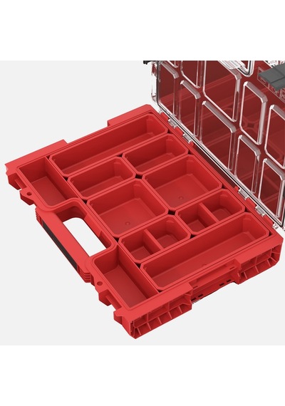 Qbrick System Pro Organizer 200 Red Ultra Hd 6 L Organizer, 8 Kovalı, Kırmızı