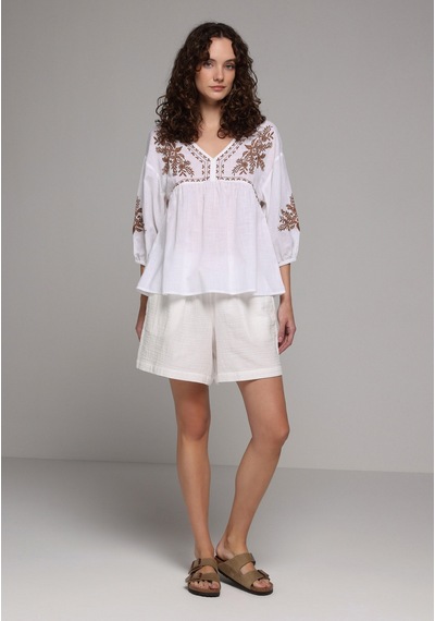 Colin's Colins Fashion Fit Kadın Beyaz Gömlek Cl1080583 Q1.v1 Wht