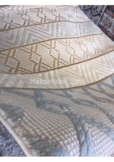Toprak Halı Crafter 36726 Mavi