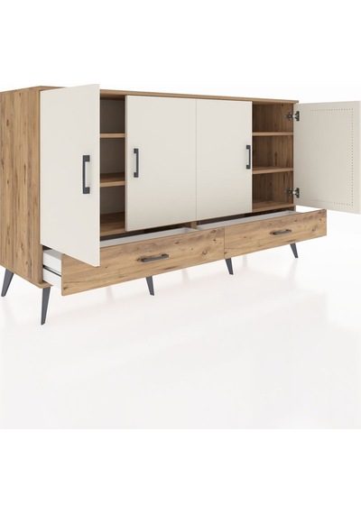 Hyperion Konsol 6 Raflı 2 Çekmeceli 4 Kapaklı 176x44x99 Çam-aytaş Çam-aytaşı/çam Hyperion Konsol 6 Raflı 2 Çekmeceli 4 Kapaklı 176x44x99 Çam-aytaş Çam-aytaşı/çam