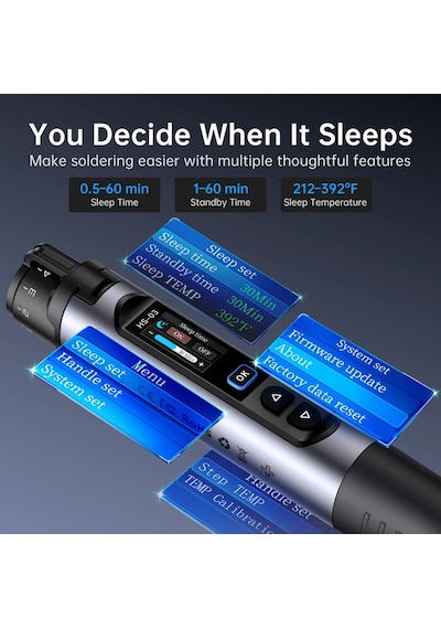 Fnırsı Hs-03 Kablosuz Şarjlı Kalem Havya 2600mah Değiştirilebilir Pil, 100-450 C