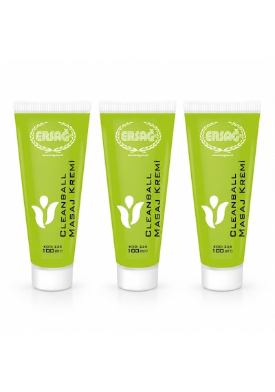 Clean Ball Masaj Kremi 100 Ml 3'lü Paket