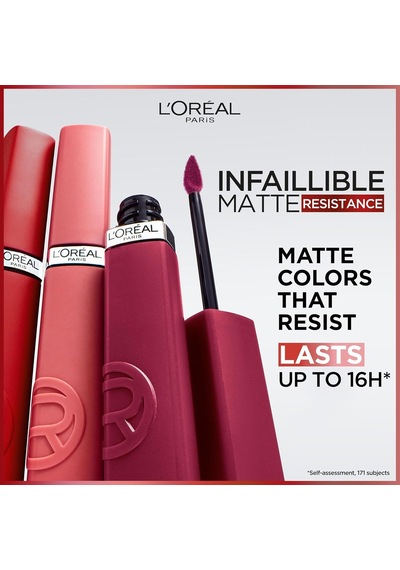 Infaillible Matte Resistance Likit Mat Ruj - 420 Le Rouge Paris Çok Renkli