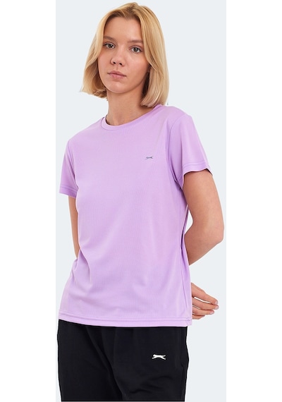Slazenger Racıng Kadın Tişört Lila