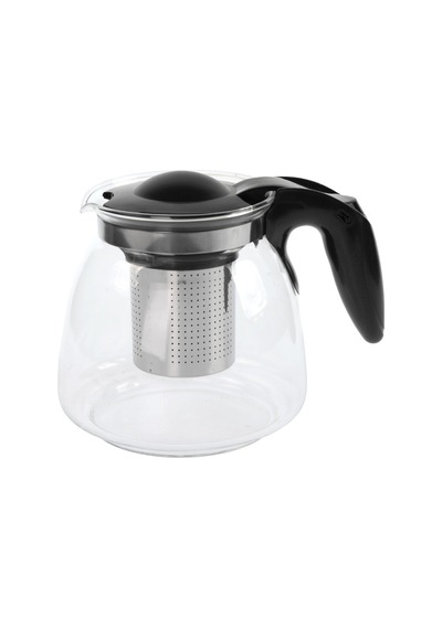 Çelik Süzgeçli Cam Demlik - 900 Ml