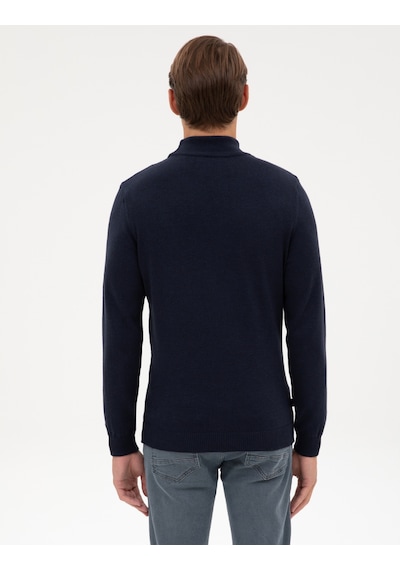 Pierre Cardin Erkek Lacivert Melanj Kazak /triko 50315457-vr120 Lacivert Melanj