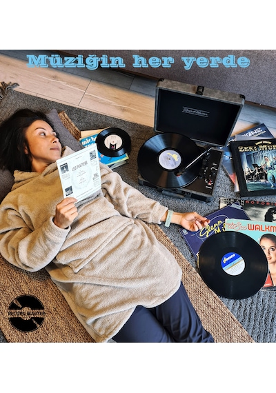 Record Master ST14012 Bluetooth ve Şarj Özellikli Retro Pikap