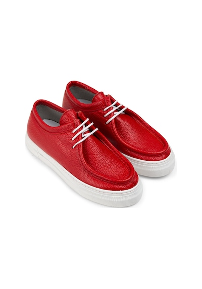 Deery Hakiki Deri Kırmızı Kadın Sneaker - Z1682zkrmc01 Kırmızı