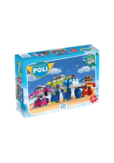 Ca Games Robocar Puzzle 100 Parça Ca100-5327