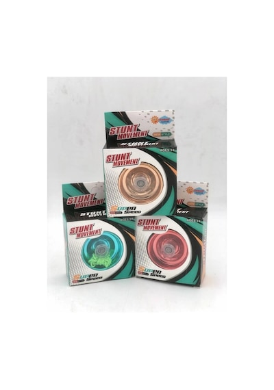 Stunt Movement Kutulu Metal Yoyo Süper Hızlı Profesyonel Yoyo
