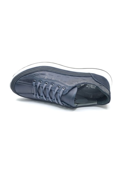 Dropland 9141 Hakiki Deri Erkek Casual Ayakkabı Lacivert